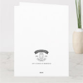  Art Deco Sassy Vrouw Kaart (Achterkant)