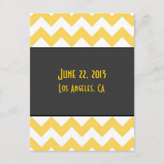 Art Deco Save the Date Briefkaart
