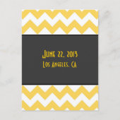 Art Deco Save the Date Briefkaart (Voorkant)