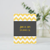 Art Deco Save the Date Briefkaart - alternatieve a (Staand voorkant)