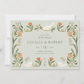  Art Deco Save the Date Kaart (Voorkant)