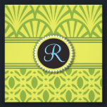 Art Deco Scalloped Limoen Foto Afdruk<br><div class="desc">Kunst Deco Scalloped Pastel Limoen Monogram is gemakkelijk aan te passen en kan voor vele gelegenheden worden gebruikt: verjaardag,  afstuderen,  thuiskomst,  rebonden,  adverteren of herdenking.</div>