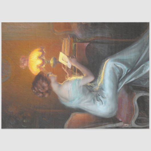 Art Deco Scene door Delphin Enjolras Decoupage Tissuepapier (Voorkant)