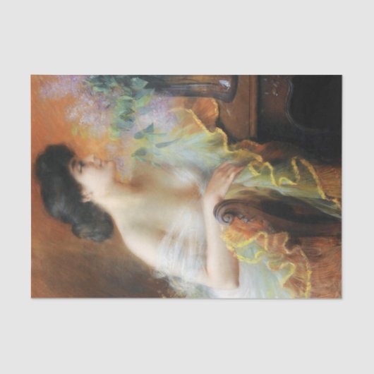 Art Deco Scene door Delphin Enjolras Decoupage Tissuepapier (Voorkant)