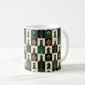 Art Deco schaakmok Koffiemok (Voorkant rechts)