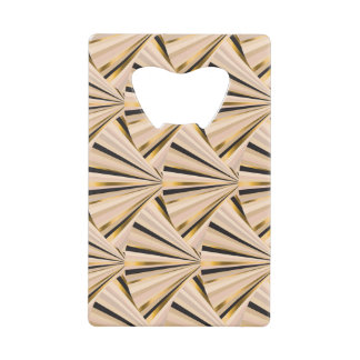 Art Deco Schalen: Geometrische Gouden Glamour Creditkaart Flessenopener
