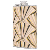 Art Deco Schalen: Geometrische Gouden Glamour Heupfles (Links)