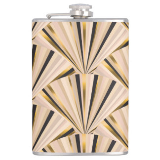 Art Deco Schalen: Geometrische Gouden Glamour Heupfles