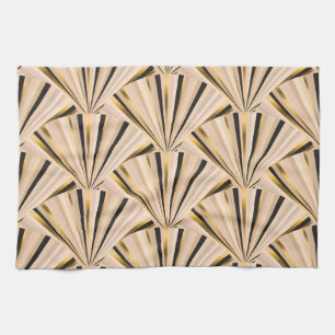 Art Deco Schalen: Geometrische Gouden Glamour Theedoek