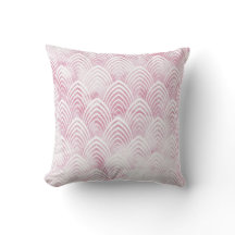 Art Deco Schalen Roze Wit Geometrie Marmeren Steen