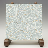 Art Deco Schelpen Keramische Tegel Tegeltje