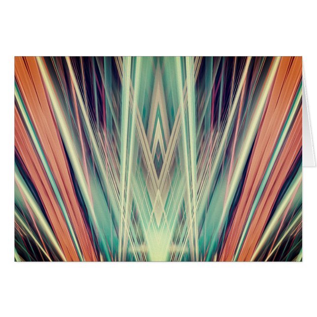 Art Deco schijnwerpers patroon (Voorkant Horizontaal)