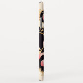 ART DECO SCHOONHEID MODE RODE ROBIJN EDELSTEEN MON Case-Mate iPhone CASE (Achterkant/rechts)