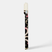 ART DECO SCHOONHEID MODE ROZE EDELSTEEN MONOGRAM iPhone HOESJE (Linkerkant)