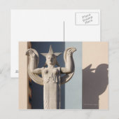 Art Deco-sculptuur op de State Fair of Texas Briefkaart (Voorkant / Achterkant)