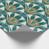 Art deco seamless abstract floral pattern. Decor Cadeaupapier (Hoek)