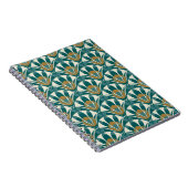 Art deco seamless abstract floral pattern. Decor Notitieboek (Rechterzijde)