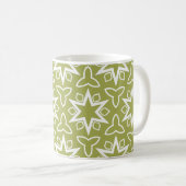 Art-deco. Seamless. Arabesisch. Vintage ill Koffiemok (Voorkant rechts)