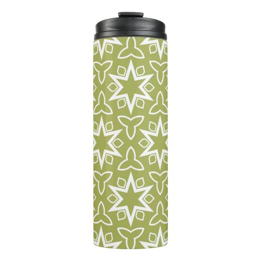 Art-deco. Seamless. Arabesisch. Vintage ill Thermosbeker (Voorkant)