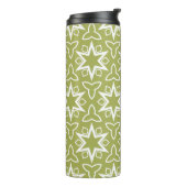Art-deco. Seamless. Arabesisch. Vintage ill Thermosbeker (Gedraaid links)