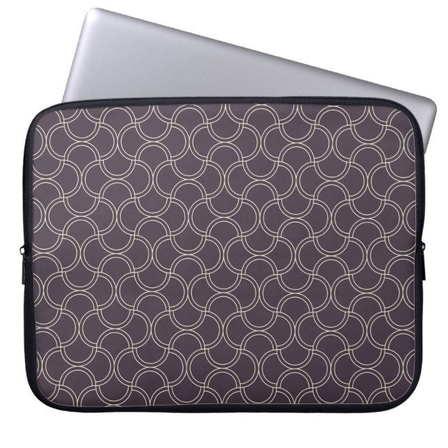 Art deco seamless pattern background abstract, ar. laptop sleeve (Voorkant)
