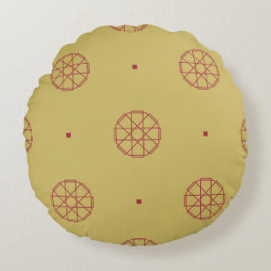 Art deco seamless pattern background abstract, ar. rond kussen