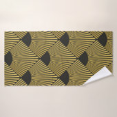 Art Deco seamless pattern Badhanddoek (Badhanddoek)