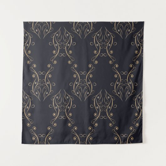 Art deco seamless pattern. Vintage background with Wandkleed (Voorkant)