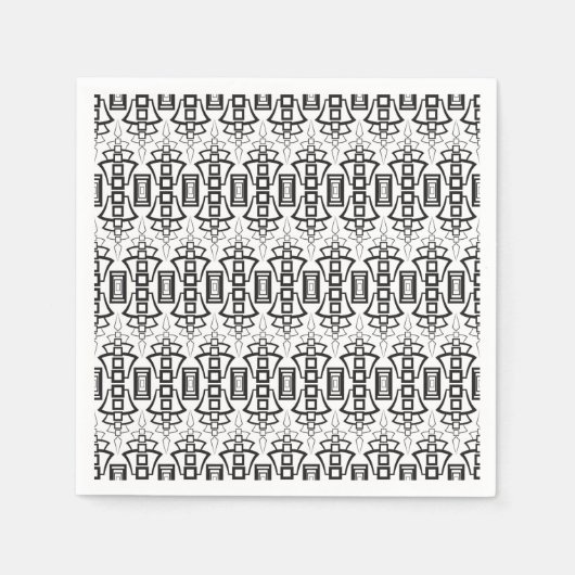 Art Deco Servet (Voorkant)