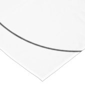 Art Deco Shell Design Black en White Tablecloth Tafelkleed (Gekanteld)