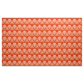 Art Deco Shell Pattern, Mandarijns Oranje Stof (Yard (91,4 cm))