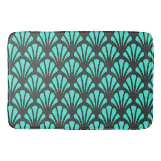 Art Deco Shell Vorm Badmat (Voorkant)
