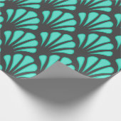 Art Deco Shell Vorm Cadeaupapier (Hoek)