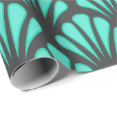 Art Deco Shell Vorm Cadeaupapier (Rol Hoek)