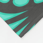 Art Deco Shell Vorm Fleece Deken (Hoek)