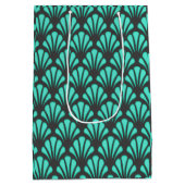 Art Deco Shell Vorm Medium Cadeauzakje (Achterkant)