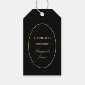 Art Deco Simple Elegant Gift Label Cadeaulabel (Voorkant)