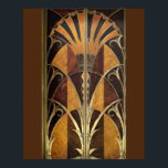 ART DECO SINGLE PANEL POSTER<br><div class="desc">KARTDECENSINGLE PANEL (DIT PANEL IS 50-INCH TAAL EN KAN WORDEN GERICHT OM AAN UW RUIMTE TE KUNNEN VOLDOEN, OF SCHIJF EN DUBBEL/DRIEVOL, ENZ. DE PANELS OM EEN WAL VAN HET EFFECT VAN HET PARKET TE COMBINEREN WALRUIMTE.)</div>