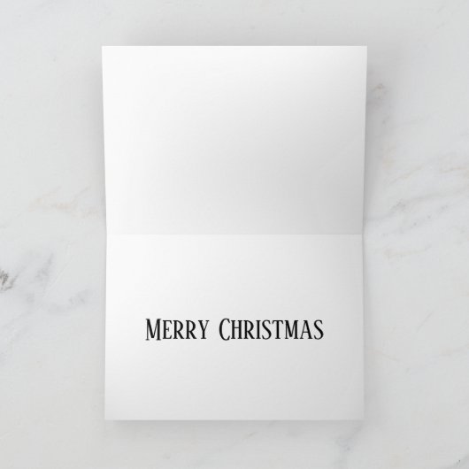 Art Deco Sinterklaas Kerstmis Feestdagen Kaart (Binnen)