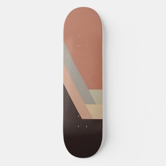 ART DECO skateboard (mauve) (Voorkant)