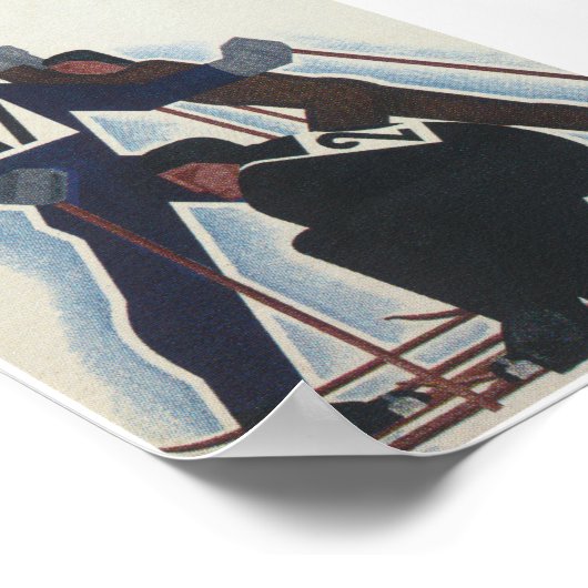 Art Deco  Ski Poster (Hoek)