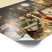 Art Déco Skyline Foto Afdruk (Hoek)