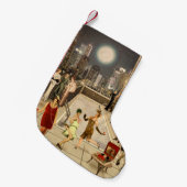 Art Déco Skyline Kleine Kerstsok (Voorkant (Hangend))