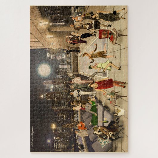 Art Déco Skyline Legpuzzel (Verticaal)