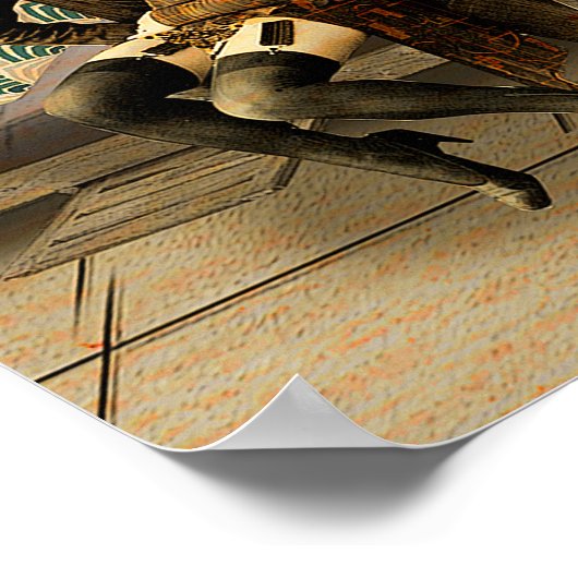 Art Déco Skyline Poster (Hoek)