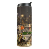 Art Déco Skyline Thermosbeker (Gedraaid links)