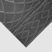 Art Deco Slate Grijs Decoupage Tissue Paper Tissuepapier (Detail)
