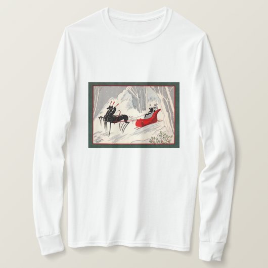 Art Deco sleerit T-shirt (Design voorkant)