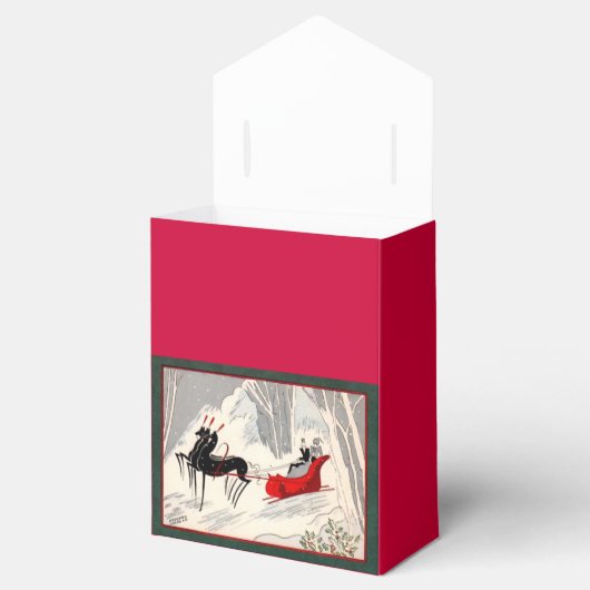 Art Deco Sleigh Ride Bedankdoosjes (Geopend)