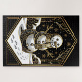 Art Deco Sneeuwman Legpuzzel (Horizontaal)